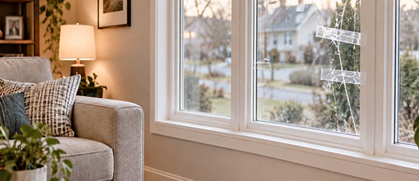 How to&nbsp;Tape a&nbsp;Broken Window